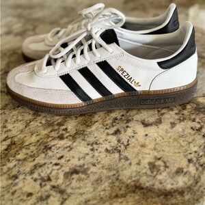 Adidas Spezial White and Black Shoes